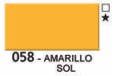 PINT.ACRIL.AD 058 AMARILLO SOL - LINEA ACRILEX PINTURAS - ACRILICOS AD