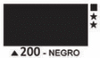 (1516**200) PINT.ACRIL.AD 200 NEGRO - LINEA ACRILEX PINTURAS - ACRILICOS AD