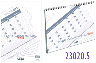 (153372) PLANIF.ONIX 23020.5 MEDIANO BLOCK - AGENDAS 2022 - REPUESTOS/CALENDARIO