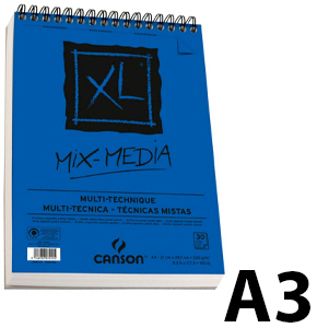 BLOCK CANSON XL MIX A3 300G 30H - LINEA ARTISTICA - VARIOS ARTISTICA
