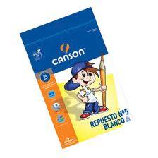 (153512) PAPEL DIBUJO CANSON BL.130G N5 6H - PAPELERIA - PAP.BLOCK