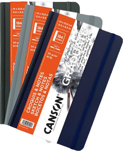 (153522) CUAD.CANSON GRAD.A5 90GR CROQUI 92H - LINEA ARTISTICA - VARIOS ARTISTICA
