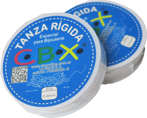 (153591) TANZA RIGIDA 0.40 X 100MTS - LINEA ARTISTICA - MANUALIDADES