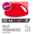 (1543**06) OLEO ALBA PROF.X18ML 686 ROJO PERMA - LINEA ALBA - OLEO ALBA