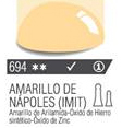 (1544**02) OLEO ALBA PROF.X18ML 694 AMARILLO N - LINEA ALBA - OLEO ALBA