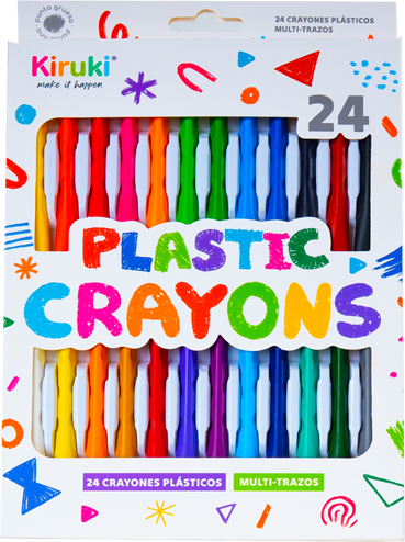(155124) CRAYON KIRUKI PLASTIC X24 - CERAS/CRAYONES - CERAS/CRAYONES