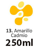 (1553**13) PINT.ACRIL.ETER.X250 013 AMAR.CADMI - LINEA ETERNA - ACRILICOS ETERNA