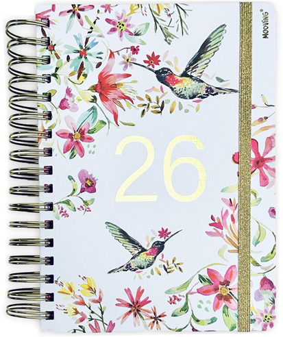 (155685) AGENDA MO 16.5X22 FLORAL 4241 DXP - AGENDAS - AGENDAS
