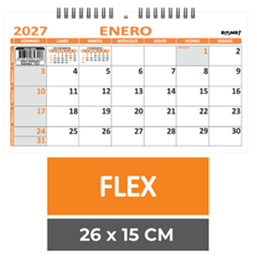 (15615) PLANIF.R 4902 APAI.NA FLEX 26X15 - AGENDAS - REPUESTOS/CALENDARIO