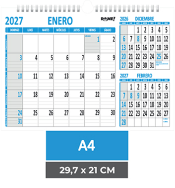 (15688) PLANIF.R 4917 A4 APAI.CEL - AGENDAS - REPUESTOS/CALENDARIO