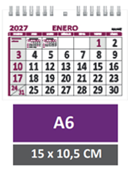 (15748) PLANIF.R 4913 A6 APAI.VI NUM.GDES - AGENDAS - REPUESTOS/CALENDARIO
