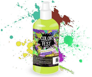 (1576**AM) PINTURA COLOR FEST AMARILLO X500ML - LINEA ARTISTICA - MAQUILLAJE PINTAFAN