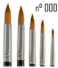 (158747) PINCEL IBI 500 REDONDO N� 000 - PINCELES Y RODILLOS - PINCELES