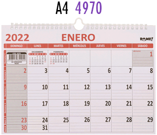 (15877) PLANIF.R 4970 A4 APAI.RO 29.7X21 - AGENDAS - REPUESTOS/CALENDARIO