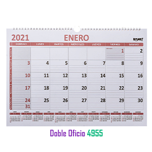 (15880) PLANIF.R 4955 DOB.OF APAI.RO 50X35 - AGENDAS - REPUESTOS/CALENDARIO