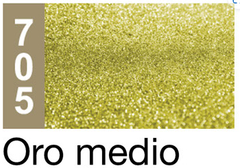 (1596**705) GLITTER AD TUBO 3GRS.ORO MEDIO 705 - LINEA ARTISTICA - VARIOS ARTISTICA