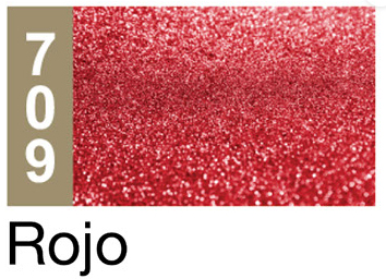 (1596**709) GLITTER AD TUBO 3GRS.ROJO 709 - LINEA ARTISTICA - VARIOS ARTISTICA