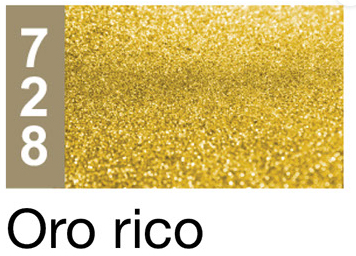 (1596**728) GLITTER AD TUBO 3GRS.ORO RICO 728 - LINEA ARTISTICA - VARIOS ARTISTICA