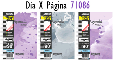 (16010) AGENDA R A6 71086 TINTAS DXP HL - AGENDAS 2022 - AGENDAS