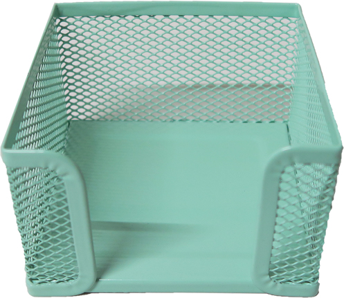(1605**PVE) PORTATACO METALICO VERDE PASTEL - LINEA ESCRITORIO - LINEA ESCRITORIO