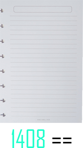 (16156) REP DEC CUA/REMOV.A4 1408 == 50H - CUADERNOS/LIBRETAS/REPUESTOS - CUADERNOS 16X21