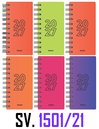 (16269) AGENDA RI POCKET NEON 1501/21 C/E - AGENDAS - AGENDAS