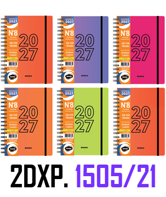 (16273) AGENDA RI N�5 NEON 1505/21 2DXP C/E - AGENDAS - AGENDAS