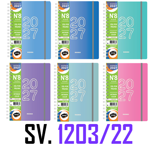(16296) AGENDA RI N�7 PERLADO 1203/22 SV C/ - AGENDAS - AGENDAS