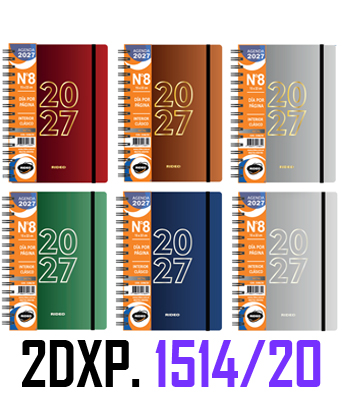 (16393) AGENDA RI N�7 METAL 1514/20 2DXP C/ - AGENDAS - AGENDAS