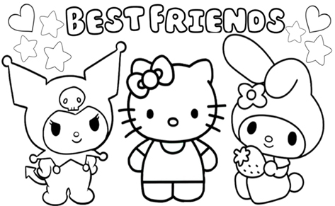 (1644**107) BASTIDOR 20X40 KITTY Y AMIGOS 107 - LINEA ARTISTICA - BASTIDORES