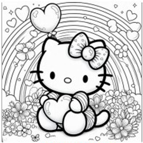 (1645**202) BASTIDOR 20X20 HELLO KITTY 202 - LINEA ARTISTICA - BASTIDORES