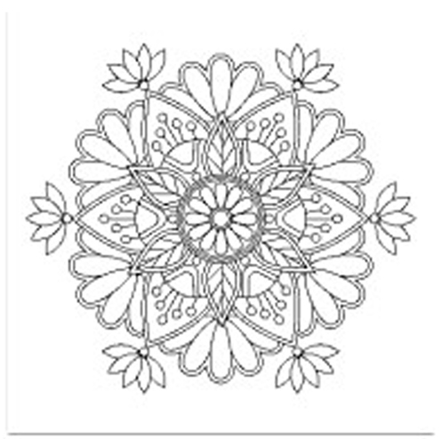 (1645**218) BASTIDOR 20X20 MANDALA 218 - LINEA ARTISTICA - BASTIDORES