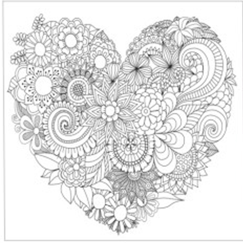 (1645**227) BASTIDOR 20X20 CORAZON 227 - LINEA ARTISTICA - BASTIDORES