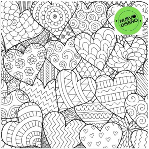 (1648**421) BASTIDOR 40X40 CORAZON 421 - LINEA ARTISTICA - BASTIDORES