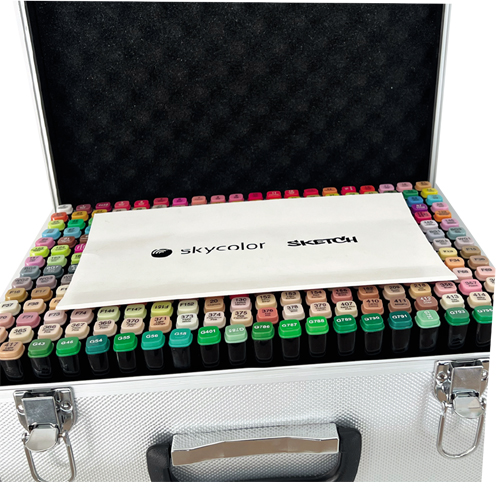 (16503E) MARCADOR SKY X280 SKETCH CAJA METAL - MARCADORES - MARCADOR VARIOS