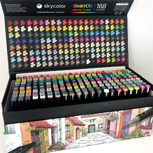 (16503K) MARCADOR SKY X168 SKETCH 100-168 - MARCADORES - MARCADOR VARIOS