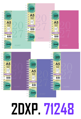 (165217) AGENDA RO A6 PASTEL 71248 2DXP C/E - AGENDAS - AGENDAS