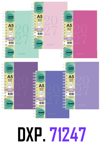 (165222) AGENDA RO N�8 PASTEL 71247 DXP C/E - AGENDAS - AGENDAS