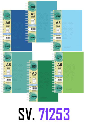 (165230) AGENDA RO N�8 AQUA 71253 SV C/E - AGENDAS - AGENDAS