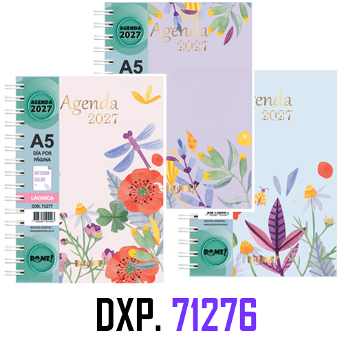 (165232) AGENDA RO A6 LAVANDA 71276 DXP C/E - AGENDAS - AGENDAS