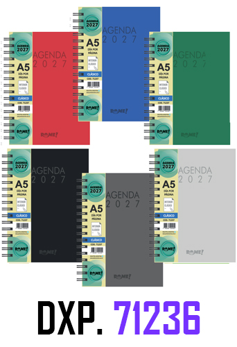(165235) AGENDA RO A6 CLASICA 71236 DXP C/E - AGENDAS - AGENDAS