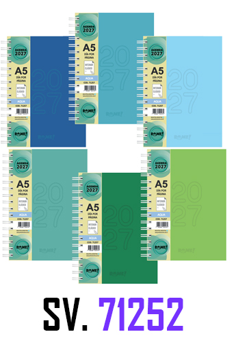 (165242) AGENDA RO A6 AQUA 71252 C/E SV - AGENDAS - AGENDAS
