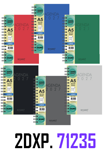 (165244) AGENDA RO A7 CLASICA 71235 C/E 2DXP - AGENDAS - AGENDAS