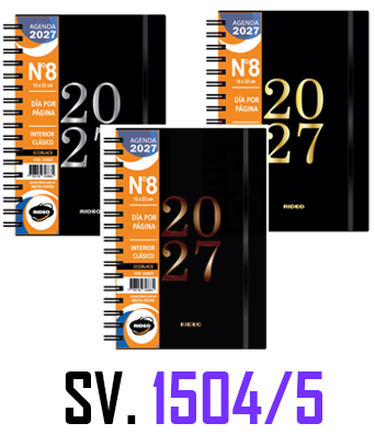 (16526) AGENDA RI N�8 ECOBLACK 1504/5 SV C - AGENDAS - AGENDAS