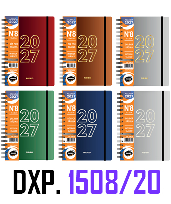 (16530) AGENDA RI N�8 METAL 1508/20 DXP C/E - AGENDAS - AGENDAS