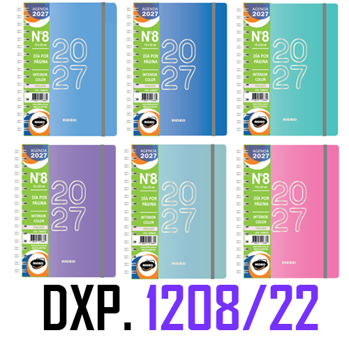 (16538) AGENDA RI N�8 PERLADO 1208/22 DXP C - AGENDAS - AGENDAS