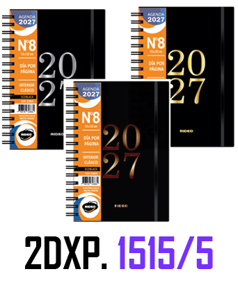 (16540) AGENDA RI N�8 ECOBLACK 1515/5 2DXP - AGENDAS - AGENDAS