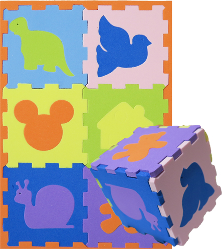 (166054) PUZZLE GOMALINA CUBO - GOMA EVA/CORCHO - OTROS GOMALINA