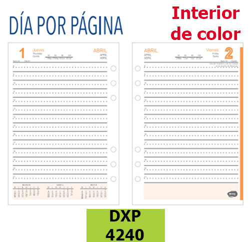 (16673) REP.AG R N�8 4240 DIARIA COLOR - AGENDAS - REPUESTOS/CALENDARIO