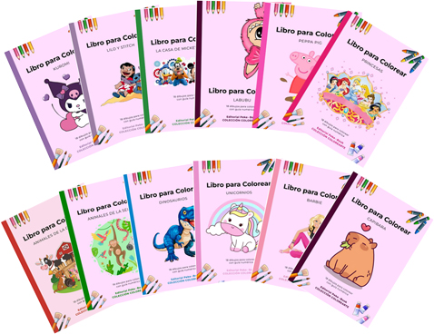 (168101) LIBRO PEKE BOOK PARA COLOREAR - LIBROS - LIBROS
